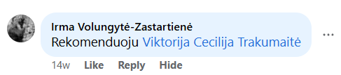 Facebook atsiliepimas